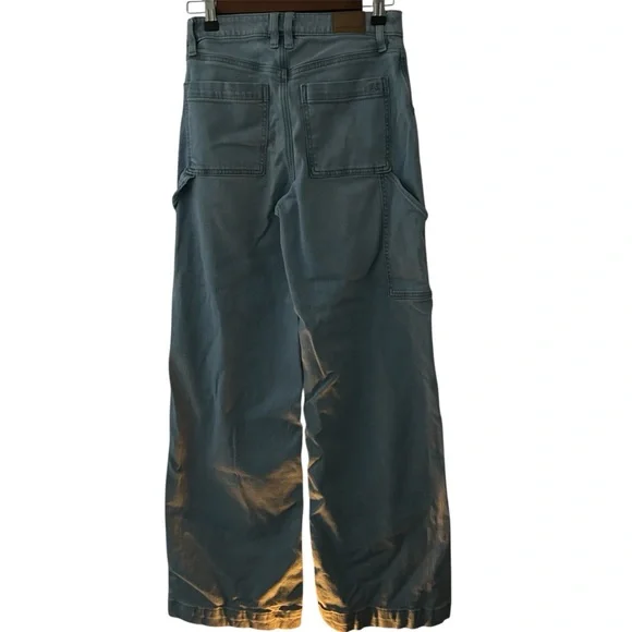 American Eagle Super baggy hi rise wide leg utility jeans 0 - Picture 3 of 10